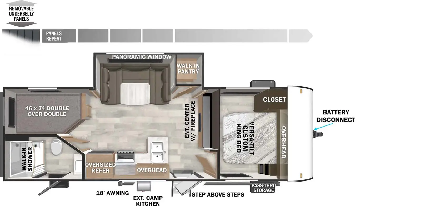 240BHXL Floorplan Image